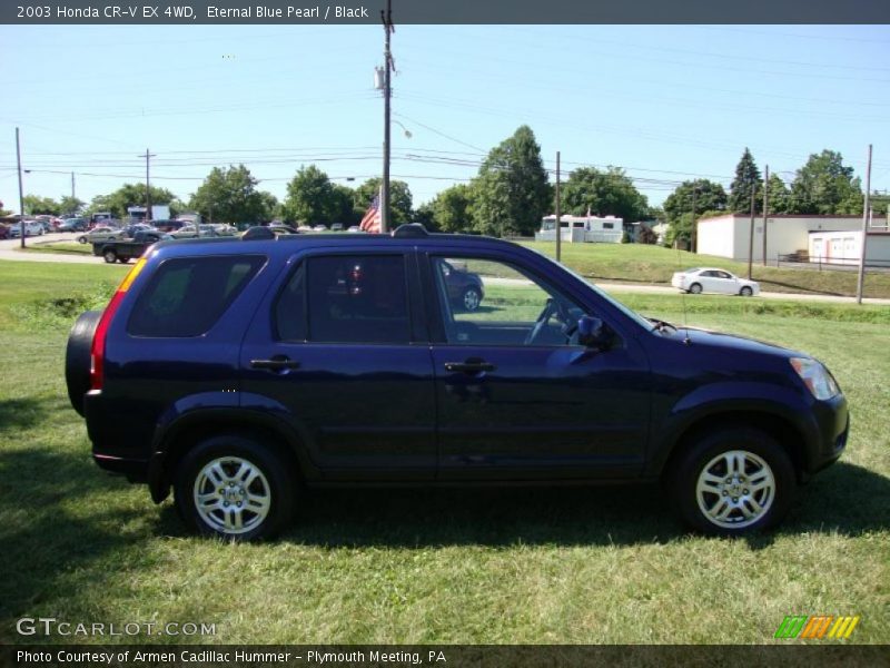 Eternal Blue Pearl / Black 2003 Honda CR-V EX 4WD