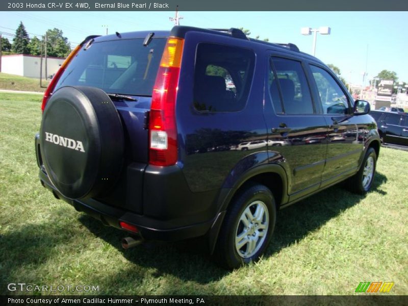 Eternal Blue Pearl / Black 2003 Honda CR-V EX 4WD