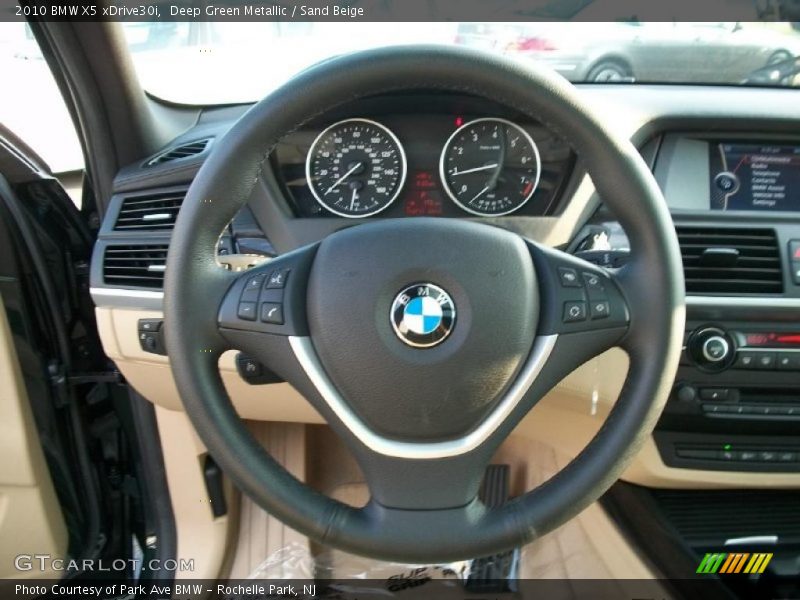 Deep Green Metallic / Sand Beige 2010 BMW X5 xDrive30i
