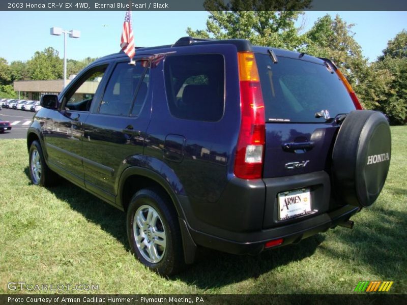 Eternal Blue Pearl / Black 2003 Honda CR-V EX 4WD