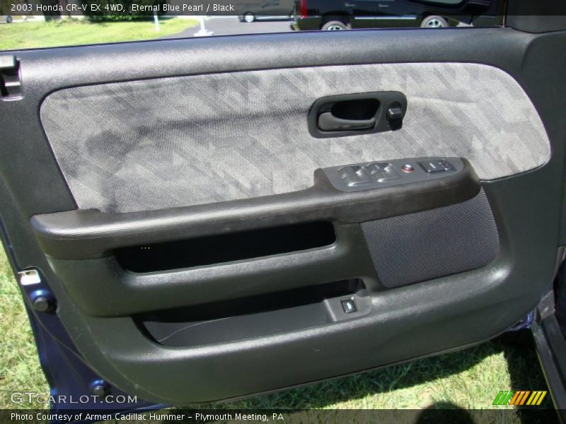 Eternal Blue Pearl / Black 2003 Honda CR-V EX 4WD