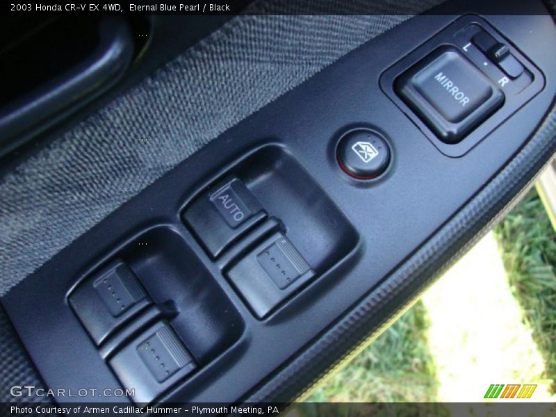Eternal Blue Pearl / Black 2003 Honda CR-V EX 4WD