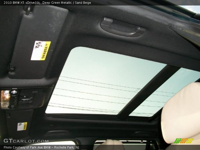 Deep Green Metallic / Sand Beige 2010 BMW X5 xDrive30i