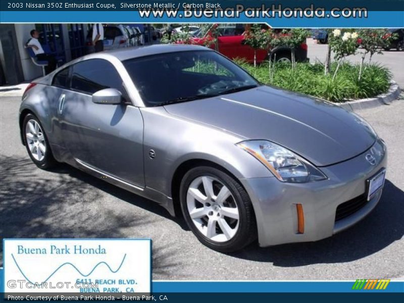 Silverstone Metallic / Carbon Black 2003 Nissan 350Z Enthusiast Coupe