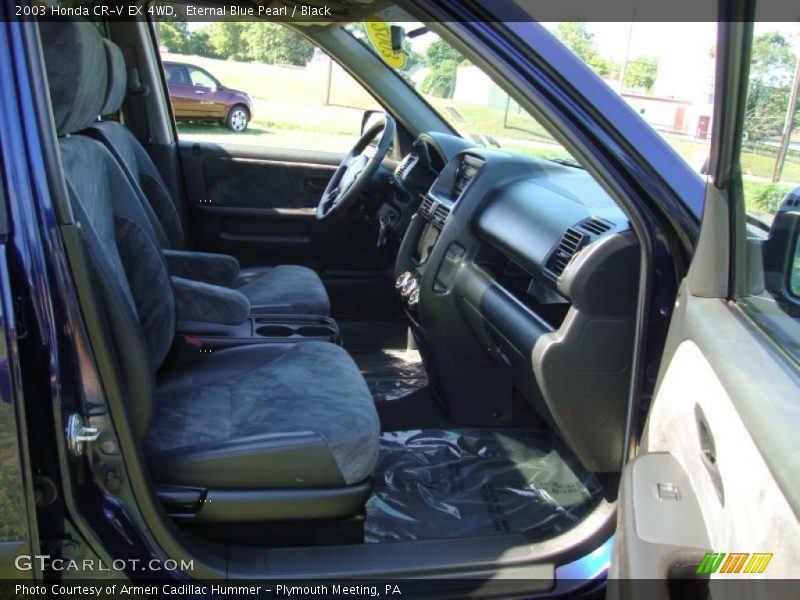 Eternal Blue Pearl / Black 2003 Honda CR-V EX 4WD