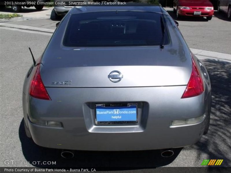 Silverstone Metallic / Carbon Black 2003 Nissan 350Z Enthusiast Coupe