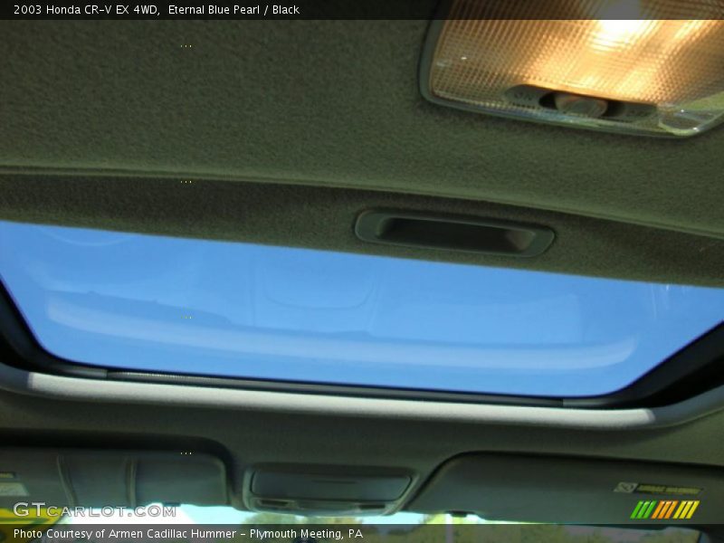 Eternal Blue Pearl / Black 2003 Honda CR-V EX 4WD