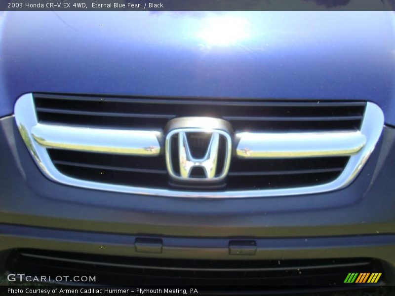 Eternal Blue Pearl / Black 2003 Honda CR-V EX 4WD