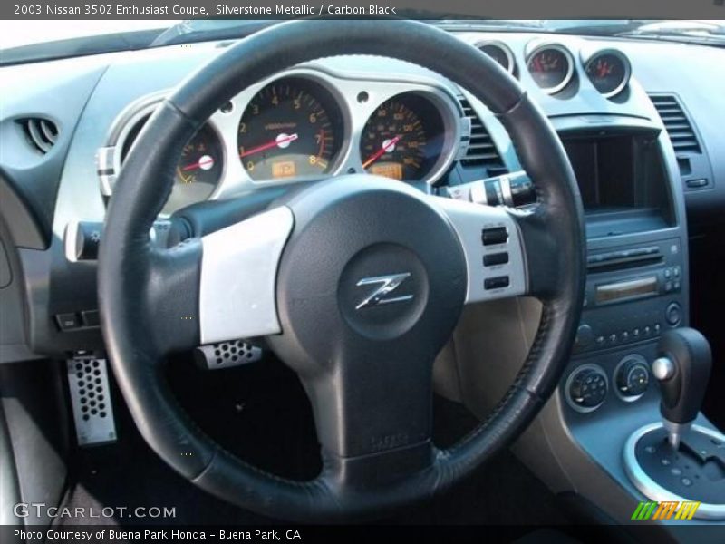 Silverstone Metallic / Carbon Black 2003 Nissan 350Z Enthusiast Coupe