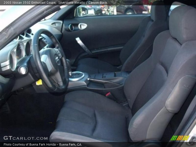 Silverstone Metallic / Carbon Black 2003 Nissan 350Z Enthusiast Coupe