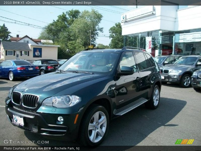 Deep Green Metallic / Sand Beige 2010 BMW X5 xDrive30i