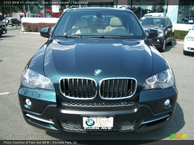 Deep Green Metallic / Sand Beige 2010 BMW X5 xDrive30i
