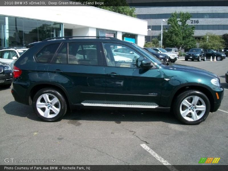 Deep Green Metallic / Sand Beige 2010 BMW X5 xDrive30i