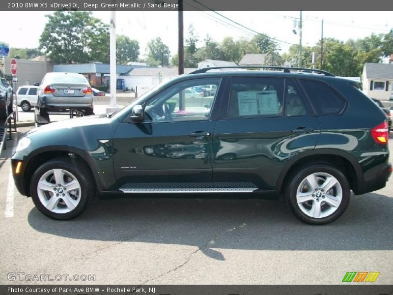Deep Green Metallic / Sand Beige 2010 BMW X5 xDrive30i