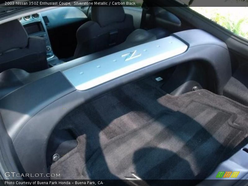 Silverstone Metallic / Carbon Black 2003 Nissan 350Z Enthusiast Coupe