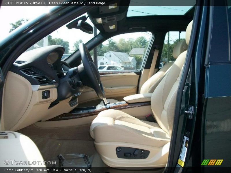 Deep Green Metallic / Sand Beige 2010 BMW X5 xDrive30i