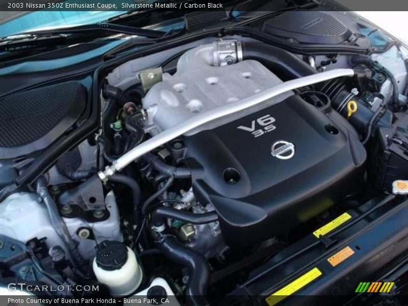 Silverstone Metallic / Carbon Black 2003 Nissan 350Z Enthusiast Coupe