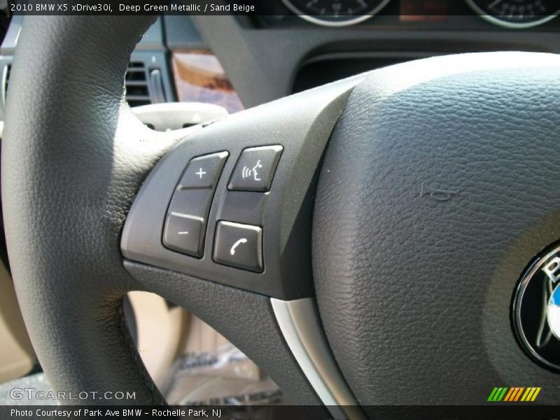 Deep Green Metallic / Sand Beige 2010 BMW X5 xDrive30i