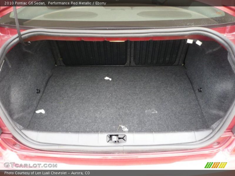 Performance Red Metallic / Ebony 2010 Pontiac G6 Sedan