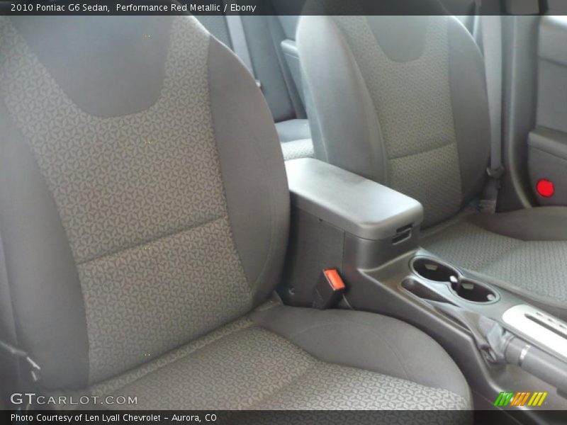 Performance Red Metallic / Ebony 2010 Pontiac G6 Sedan