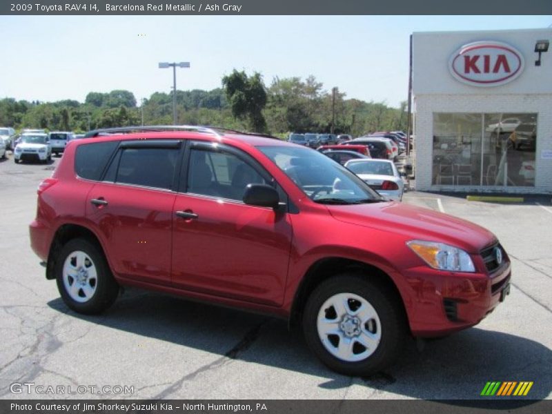 Barcelona Red Metallic / Ash Gray 2009 Toyota RAV4 I4