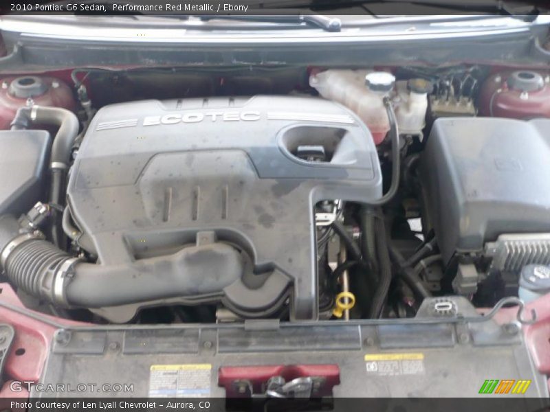 Performance Red Metallic / Ebony 2010 Pontiac G6 Sedan
