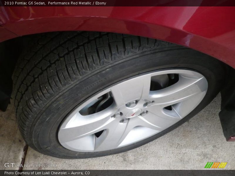 Performance Red Metallic / Ebony 2010 Pontiac G6 Sedan