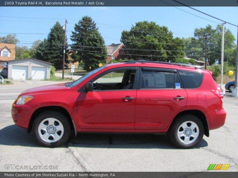 Barcelona Red Metallic / Ash Gray 2009 Toyota RAV4 I4
