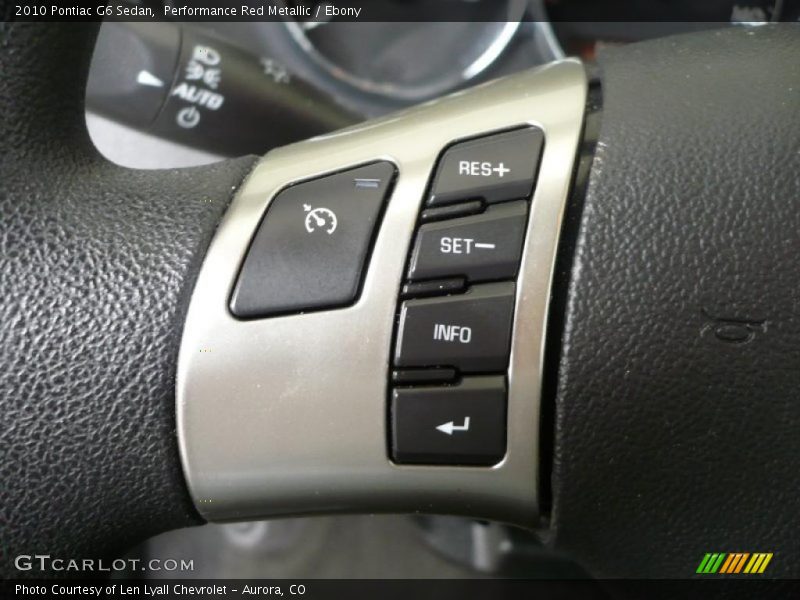 Performance Red Metallic / Ebony 2010 Pontiac G6 Sedan