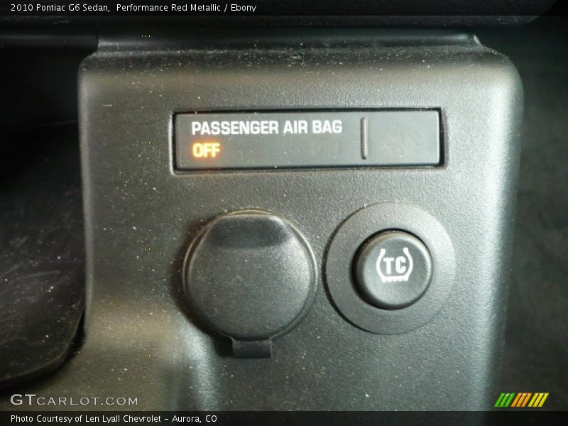 Performance Red Metallic / Ebony 2010 Pontiac G6 Sedan