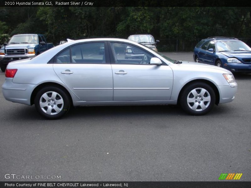 Radiant Silver / Gray 2010 Hyundai Sonata GLS