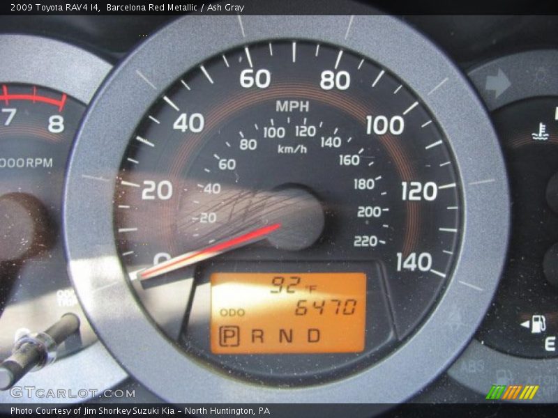 Barcelona Red Metallic / Ash Gray 2009 Toyota RAV4 I4