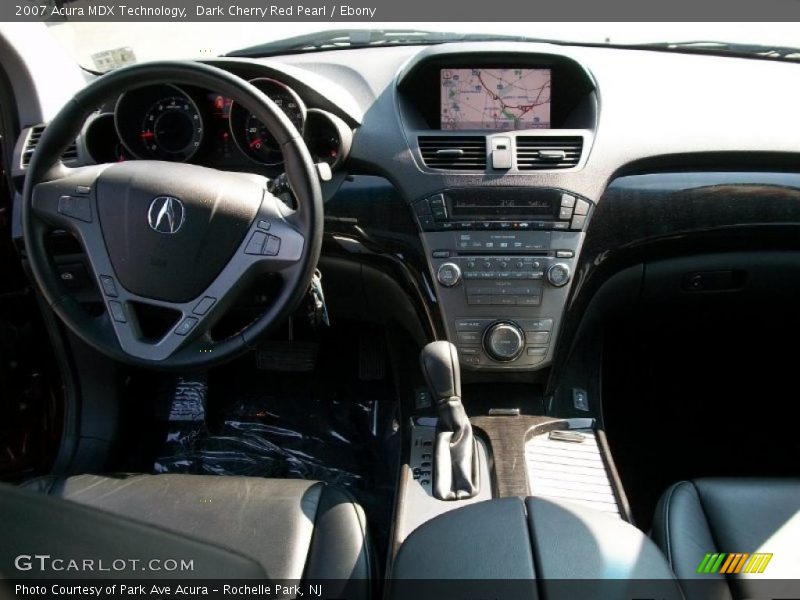 Dark Cherry Red Pearl / Ebony 2007 Acura MDX Technology