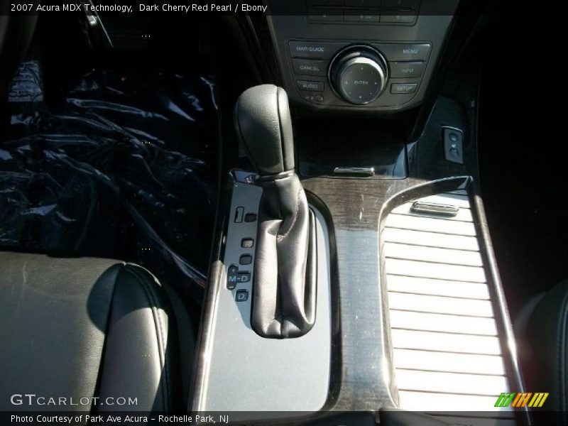 Dark Cherry Red Pearl / Ebony 2007 Acura MDX Technology