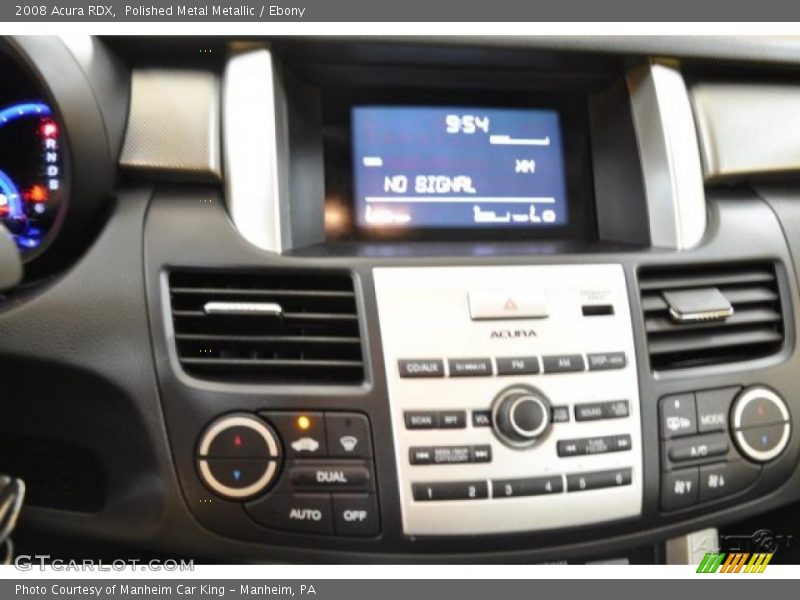 Polished Metal Metallic / Ebony 2008 Acura RDX