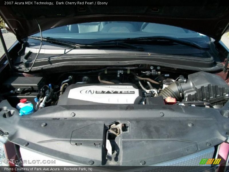 Dark Cherry Red Pearl / Ebony 2007 Acura MDX Technology