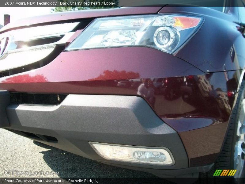 Dark Cherry Red Pearl / Ebony 2007 Acura MDX Technology