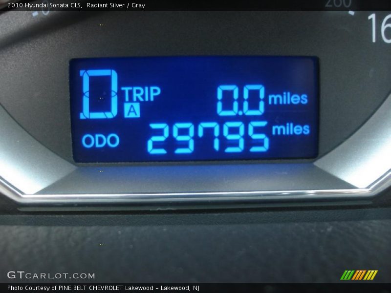 Radiant Silver / Gray 2010 Hyundai Sonata GLS