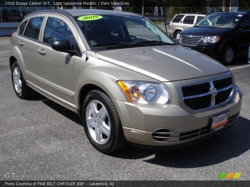 Light Sandstone Metallic / Dark Slate Gray 2009 Dodge Caliber SXT