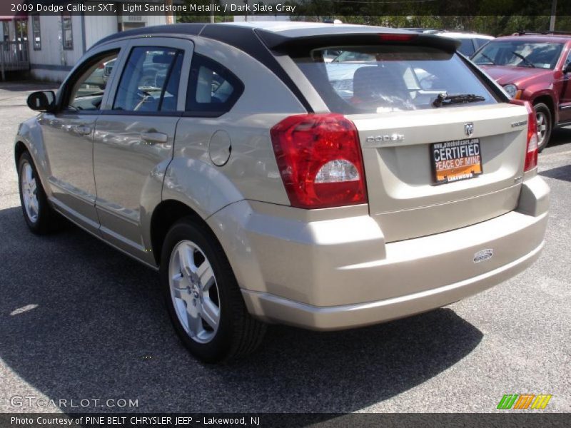 Light Sandstone Metallic / Dark Slate Gray 2009 Dodge Caliber SXT