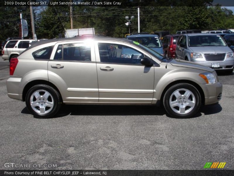 Light Sandstone Metallic / Dark Slate Gray 2009 Dodge Caliber SXT