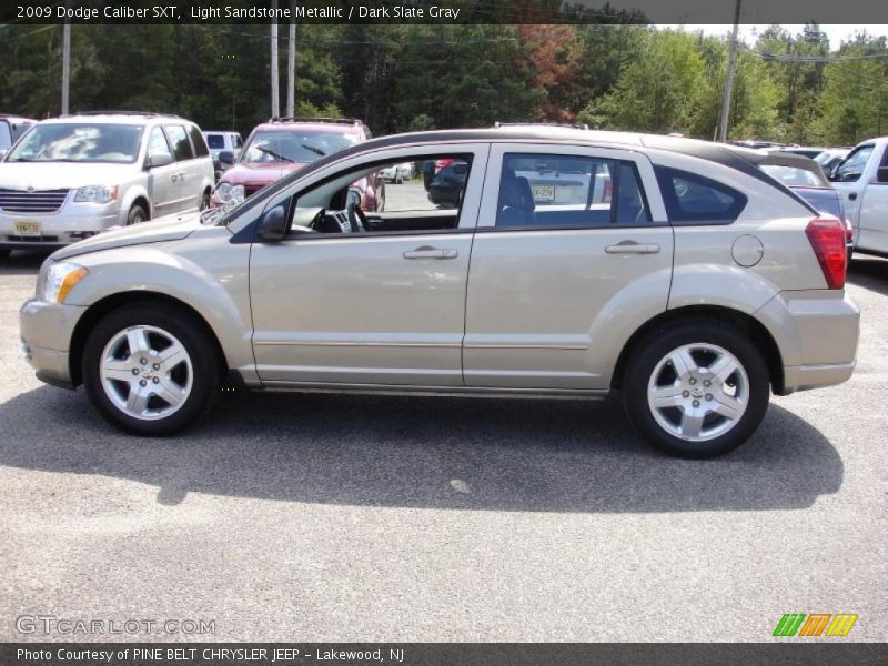 Light Sandstone Metallic / Dark Slate Gray 2009 Dodge Caliber SXT