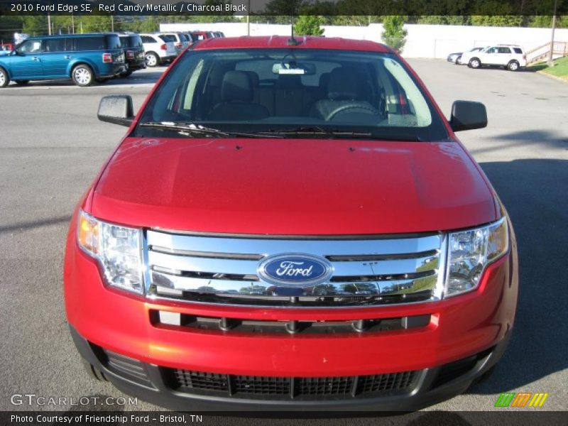 Red Candy Metallic / Charcoal Black 2010 Ford Edge SE