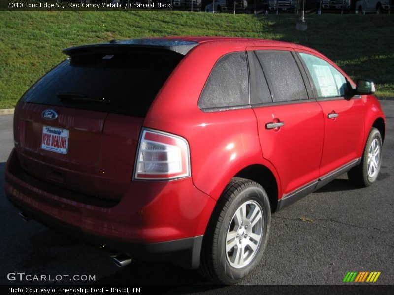 Red Candy Metallic / Charcoal Black 2010 Ford Edge SE