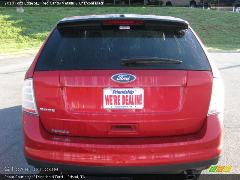 Red Candy Metallic / Charcoal Black 2010 Ford Edge SE