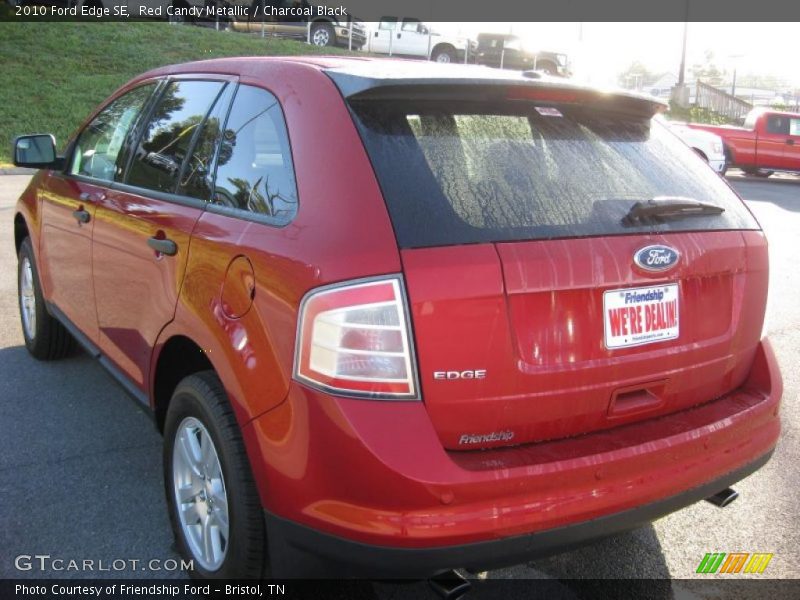 Red Candy Metallic / Charcoal Black 2010 Ford Edge SE