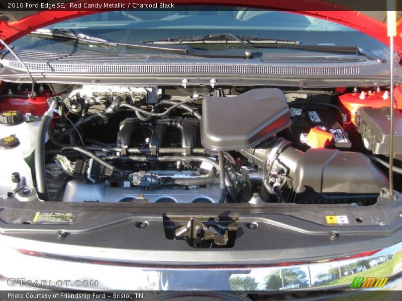 Red Candy Metallic / Charcoal Black 2010 Ford Edge SE