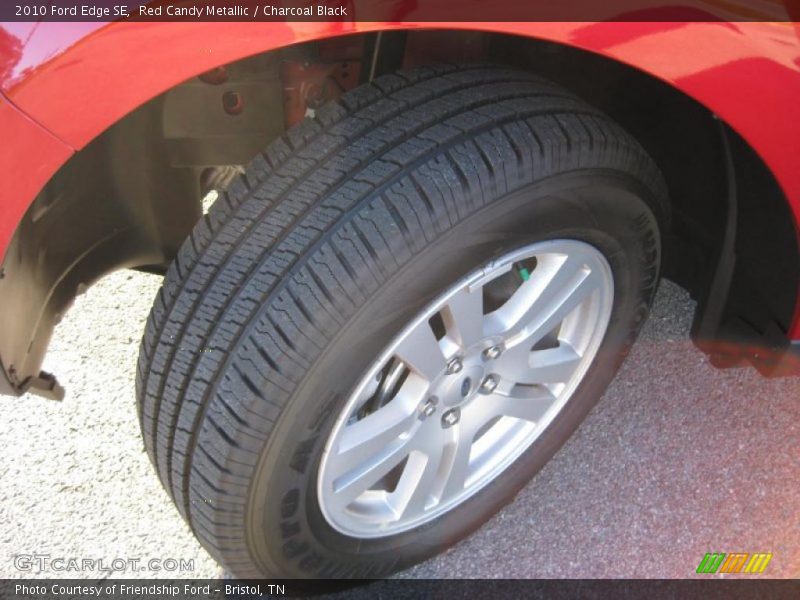Red Candy Metallic / Charcoal Black 2010 Ford Edge SE