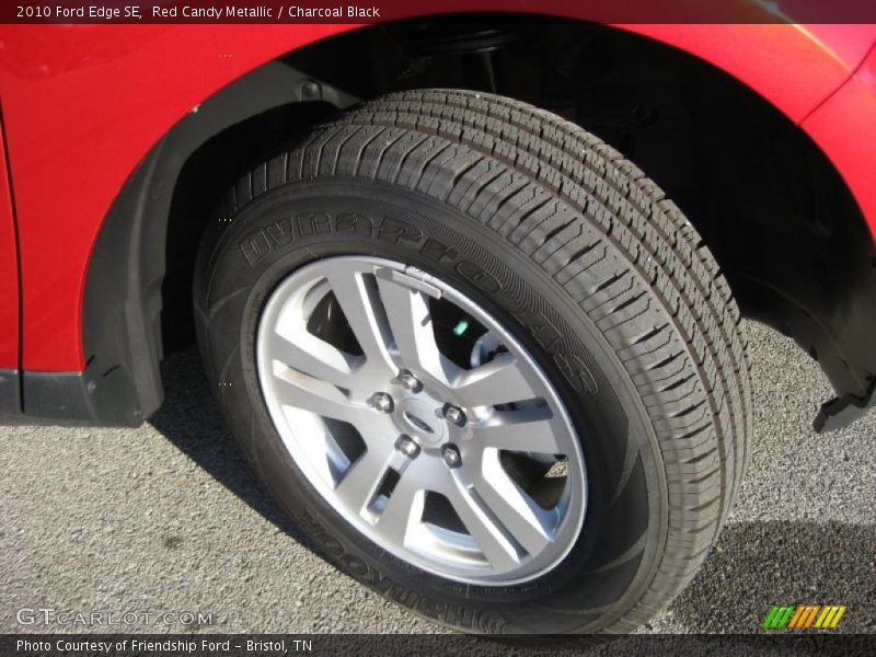 Red Candy Metallic / Charcoal Black 2010 Ford Edge SE