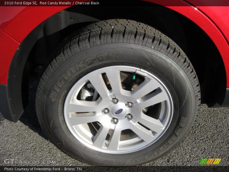 Red Candy Metallic / Charcoal Black 2010 Ford Edge SE